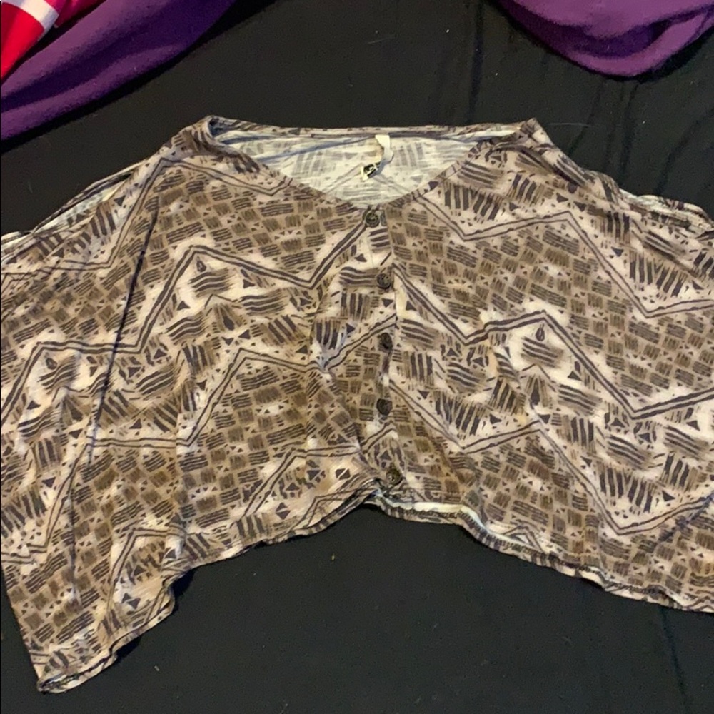 Boho crop top